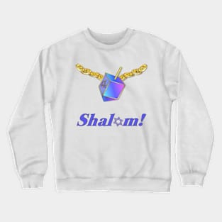 Shalom Gold Coins Hanukkah Crewneck Sweatshirt